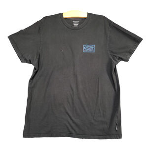 Billabong Men's Core Fit Fish Bone Print T-Shirt Black XL Short Sleeve